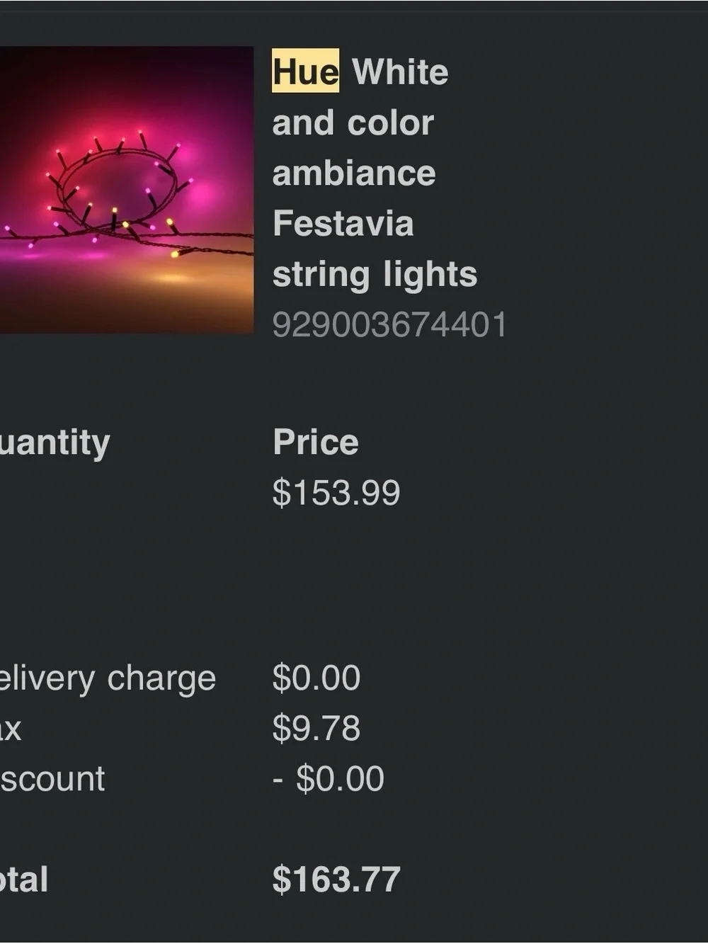 HUE LED String Lights